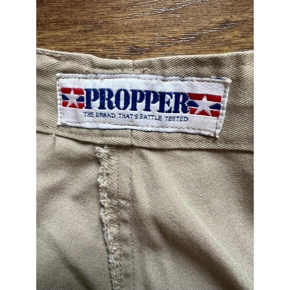 Propper Combat Tactical Adjustable Pants Mens XL Beige Cotton Cargo Tactical - Picture 6 of 11